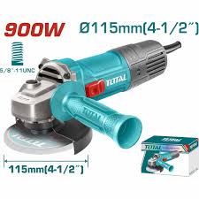 TOTAL TOOLS UTG109115563 ESMERILADORA ANGULAR 4-1/2″ (115MM) 900W 110V/60HZ