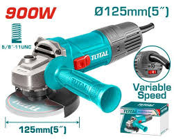 TOTAL TOOLS UTG109125565 ESMERILADORA ANGULAR 125MM (5″) 5000-12000RPM 900W 110V/60HZ