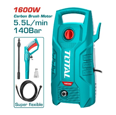 TOTAL TOOLS UTGT11336 HIDROLAVADORA 140BAR (2030PSI) 5.5L/MIN 1600W 110V/60HZ