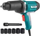 TOTAL TOOLS UTIW10101 PISTOLA DE IMPACTO 1/2″ CORTA 1050W 2300RPM 550NM 110V/60HZ + 6 CUBOS + EXTENSION