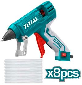 TOTAL TOOLS UTT301116 PISTOLA PARA SILICONA 20-30G/MIN CON 8 BARRAS DE SILICON 150MM 30W 110V/60HZ (VER CODIGO 657339)