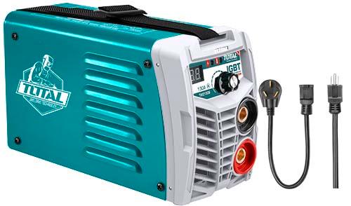 TOTAL TOOLS UTW21606 SOLDADORA INVERSORA MMA 160A 110-220V/60HZ/1F CON ACCESORIOS Y MASCARA